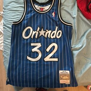 Worn shaq rookie jersey Mitchell ness size medium